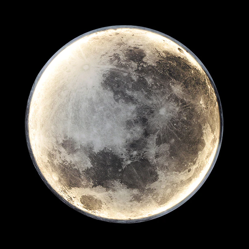 Modern Moon Shaped Wall Light