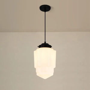 Vintage Pendant Light – Ceiling Lamp with Geometric Design