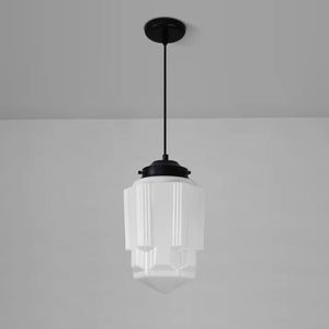 Vintage Pendant Light – Ceiling Lamp with Geometric Design