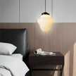 Vintage White Milk Glass Pendant Light