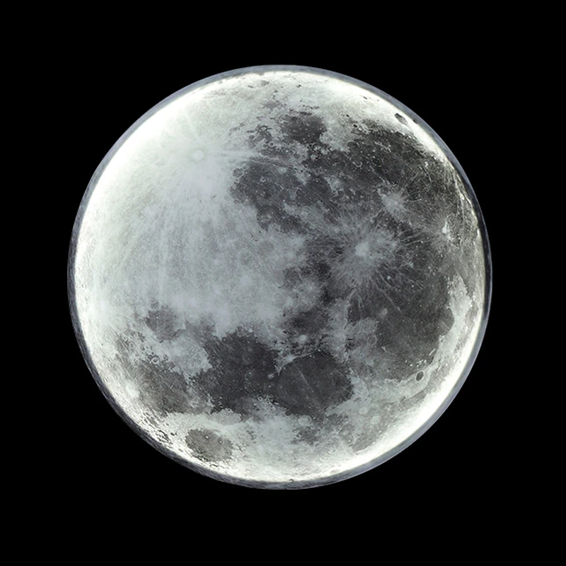Modern Moon Shaped Wall Light