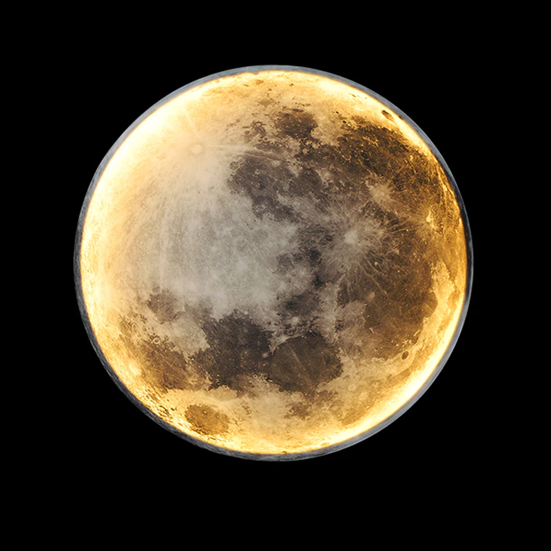 Modern Moon Shaped Wall Light