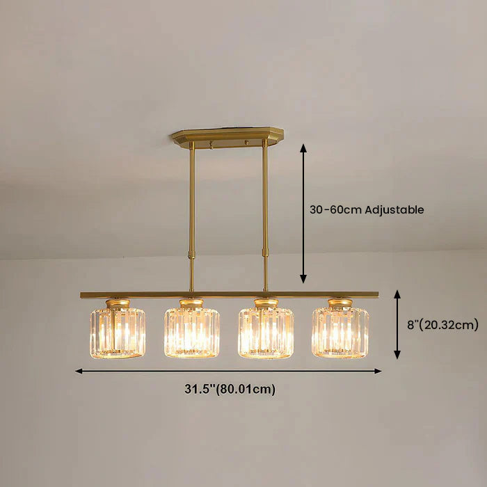 Modern Multi-Head Glass Pendant Light – Nordic Style Hanging Fixture