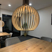 Wooden Pendant Light, Ø35cm Ø45cm Ø55cm