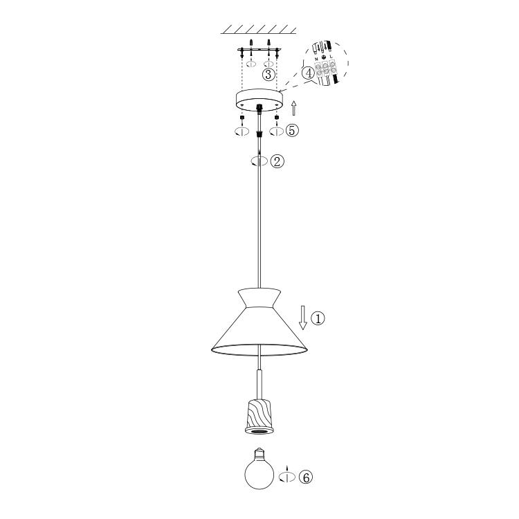 Modern Pendant Light Dome for Kitchen