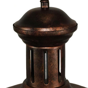 Pendant Light for Farmhouse Rustic Rusty Dome