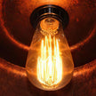 Pendant Light for Farmhouse Rustic Rusty Dome