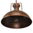 Pendant Light for Farmhouse Rustic Rusty Dome
