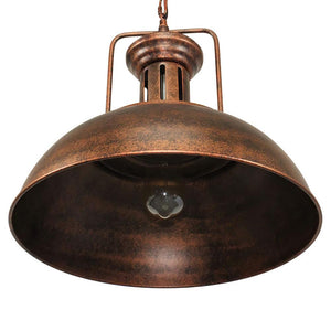 Pendant Light for Farmhouse Rustic Rusty Dome