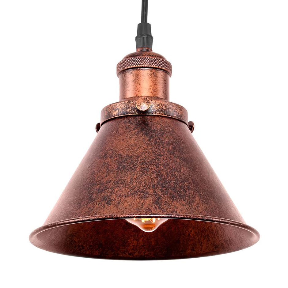 Ceiling Light Rustic Copper Pendant Light