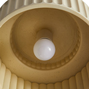 Ceiling Light Cream Style Vintage Drum Semi Flush Mount