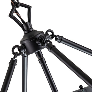 Elegant 4-Light Glass Lantern Pendant – Dimmable Hanging Ceiling Light