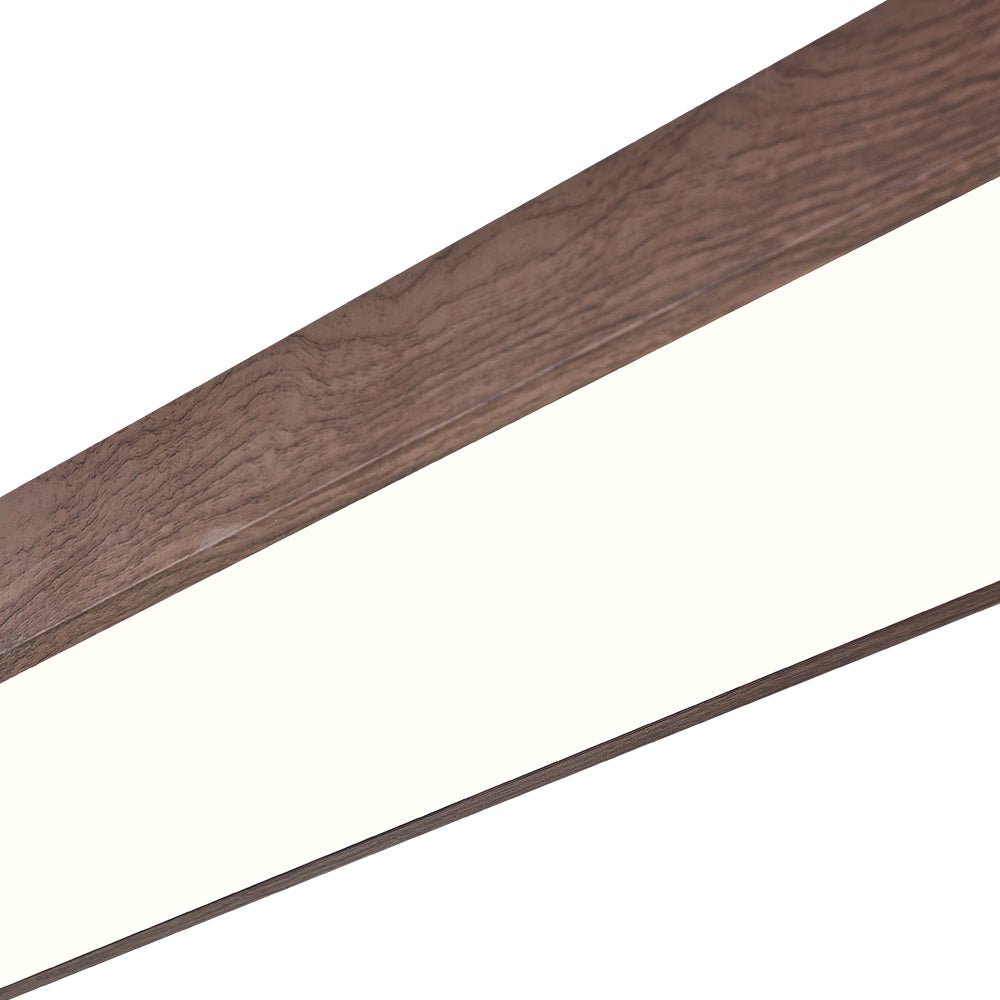 Ceiling Lights Flush Mount With Wood Accent Oval Shape Led