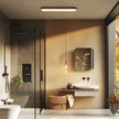Ceiling Lights Flush Mount With Wood Accent Oval Shape Led