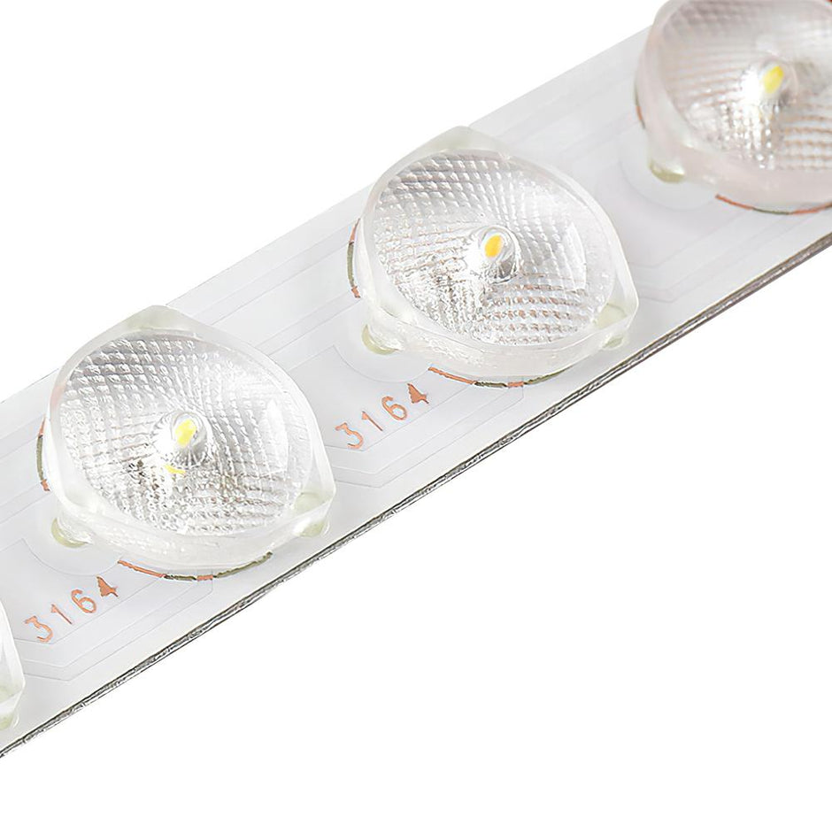Oval Led Ceiling Light Flush Mount With Wood Accent