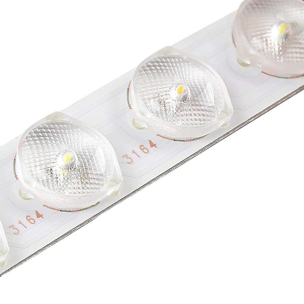 Oval Led Ceiling Light Flush Mount With Wood Accent
