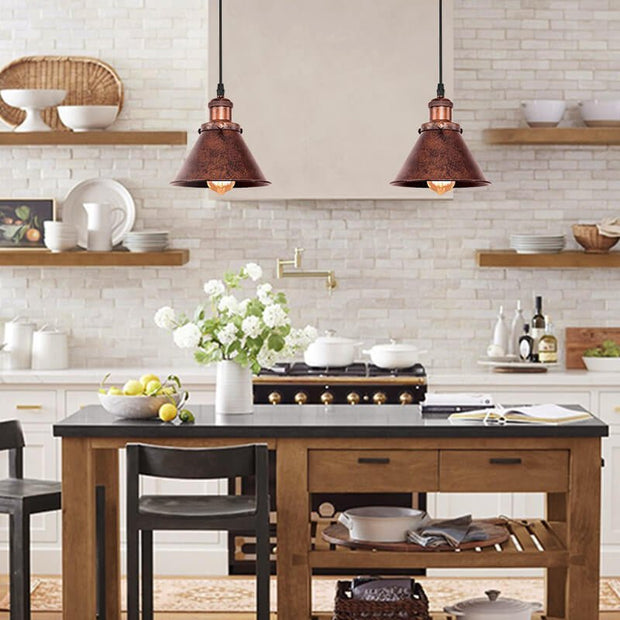 Ceiling Light Rustic Copper Pendant Light