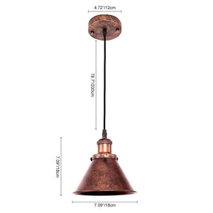 Ceiling Light Rustic Copper Pendant Light