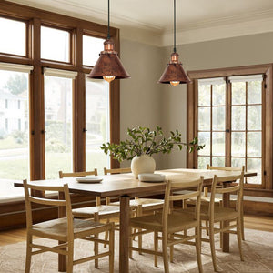 Ceiling Light Rustic Copper Pendant Light