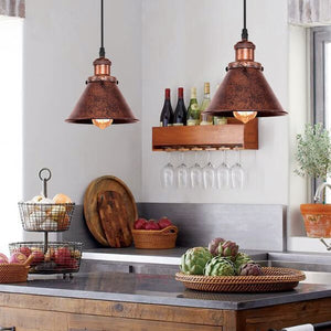 Ceiling Light Rustic Copper Pendant Light
