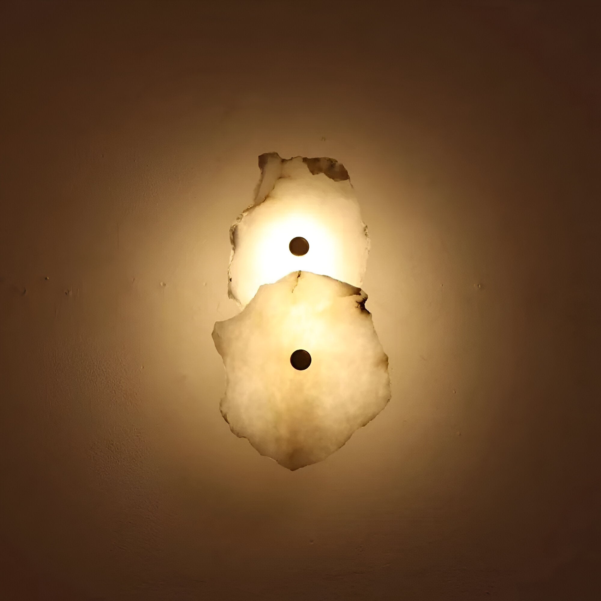 Minimalist Marble Wall Sconce – Warm Ambient Lighting for Hallways and Living Spaces