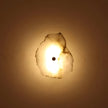 Minimalist Marble Wall Sconce – Warm Ambient Lighting for Hallways and Living Spaces