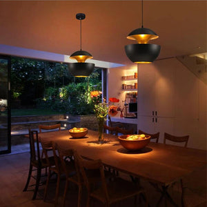 3X Black Pendant Light Bar Lamp – Modern Kitchen Ceiling Lights, Dining Room Chandelier Lighting