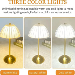Modern LED Table Lamp USB Rechargeable Lamp Dimmable Bar Night Light Cordless