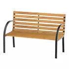 Garden Bench Park Chair Love Seat Chair Outdoor Patio Porch Furniture - MOSKBITE