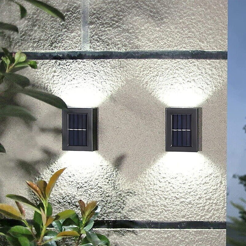 Wall Sconces Solar Lights Outdoor Exterior Solar Lamps - MOSKBITE