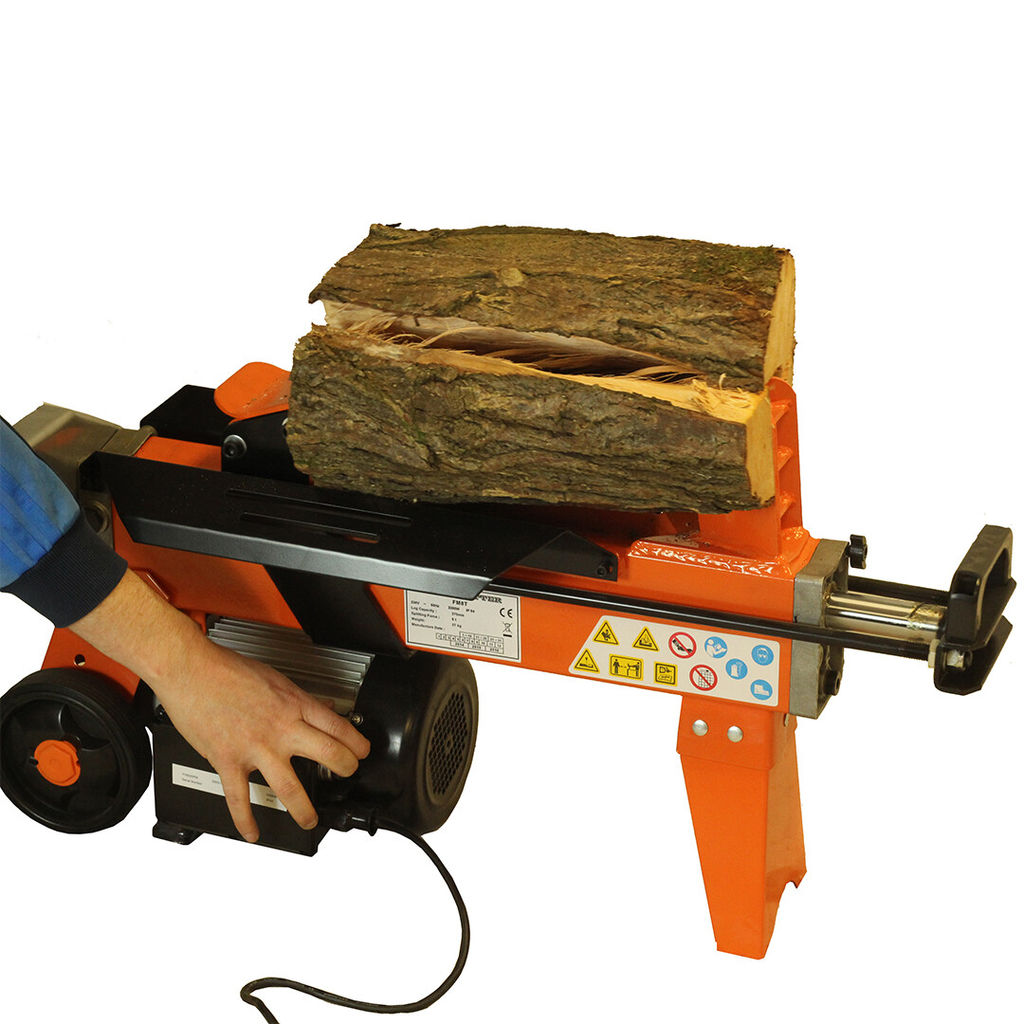 Electric Log Splitter 5 Ton heavy log wood splitter - MOSKBITE