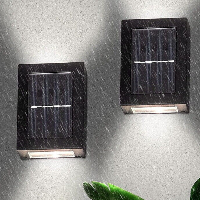 Wall Sconces Solar Lights Outdoor Exterior Solar Lamps - MOSKBITE