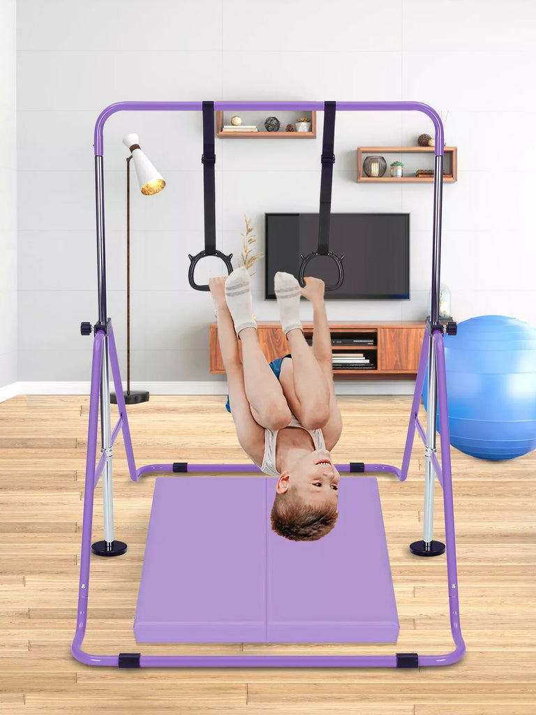 Gymnastics Bar Training with Wristbands - MOSKBITE