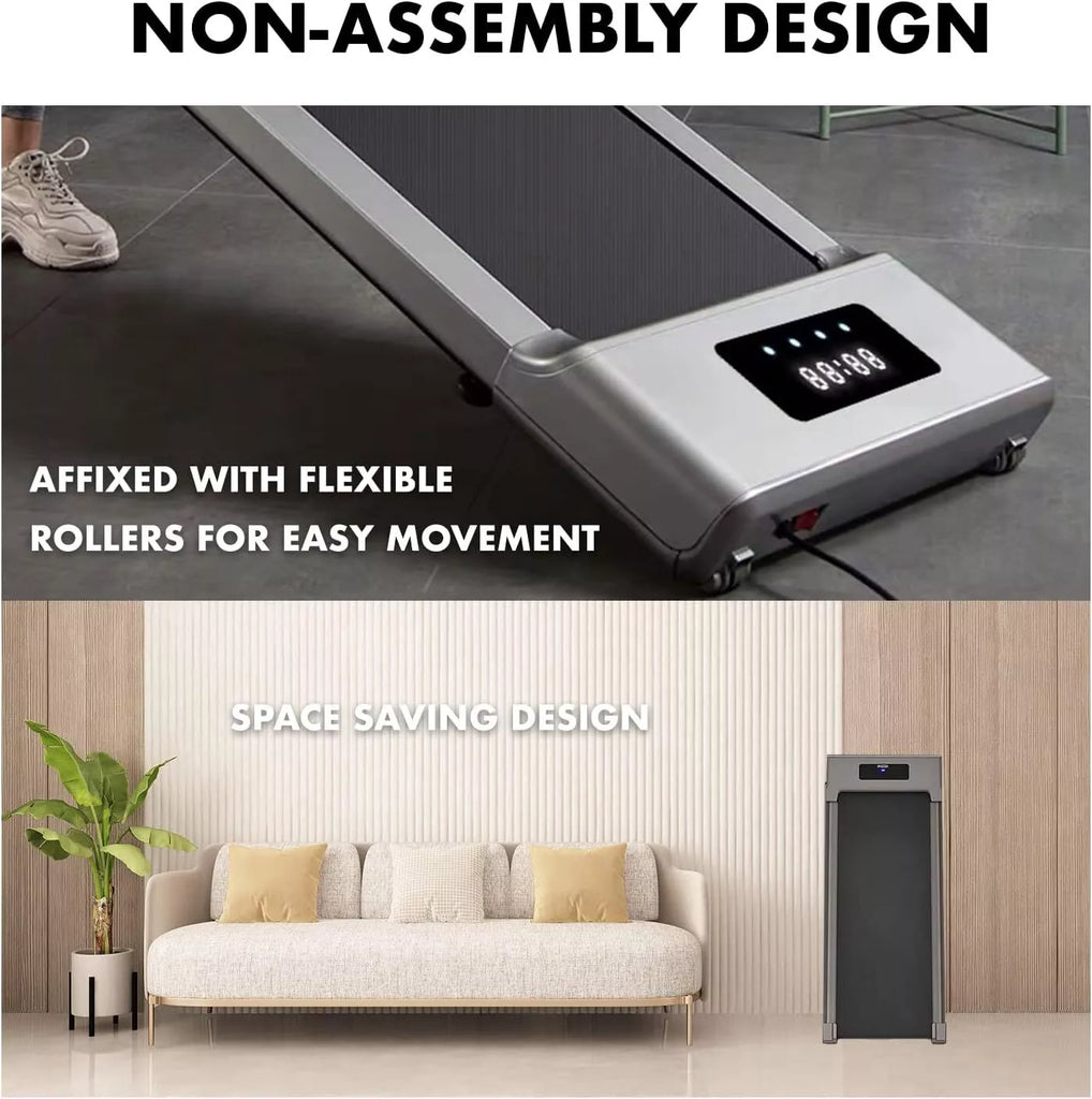 Treadmill  Under Desk Compact with Bluetooth - MOSKBITE