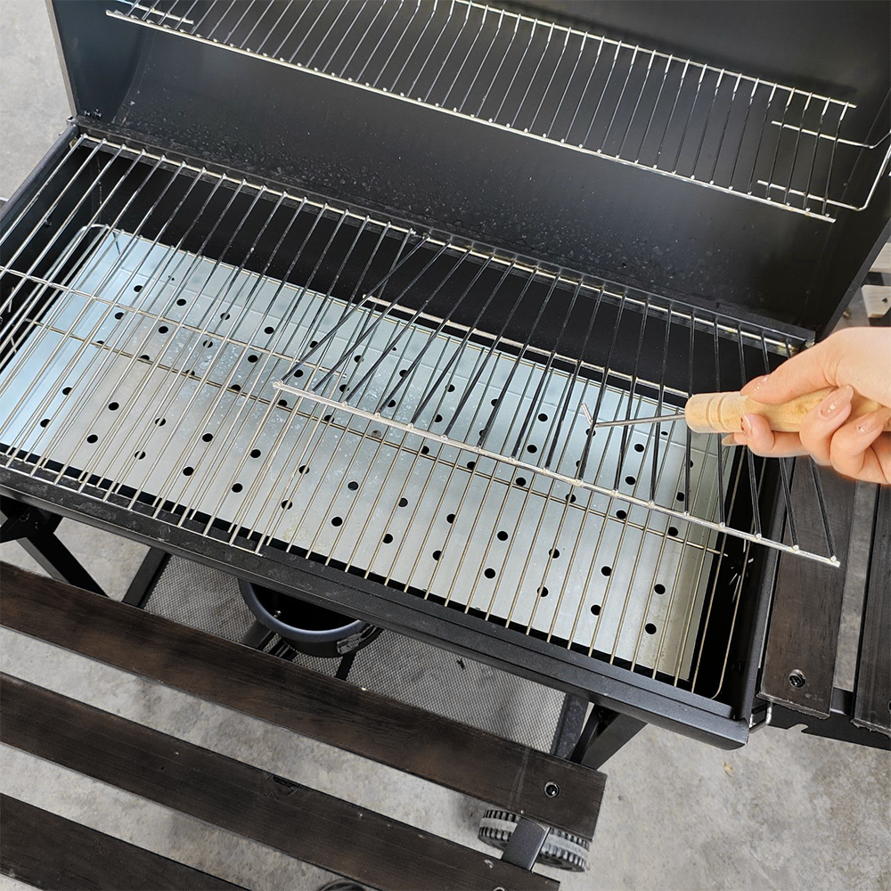 Charcoal BBQ Grill with Foldable Outdoor Barbecue Garden - MOSKBITE