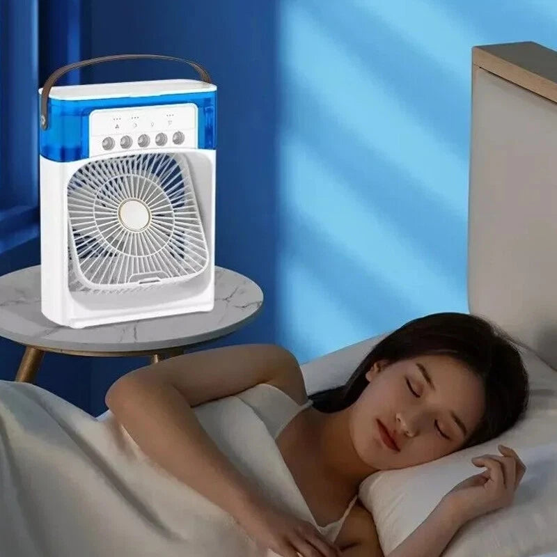 Mini Air Cooler Fan Portable Conditioner Humidifier Ice Cold Cooling - MOSKBITE