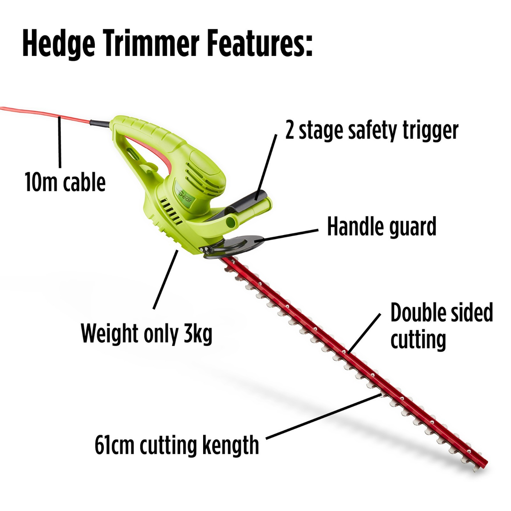 Hedge Trimmer Bush Cutter 61cm Blade - MOSKBITE