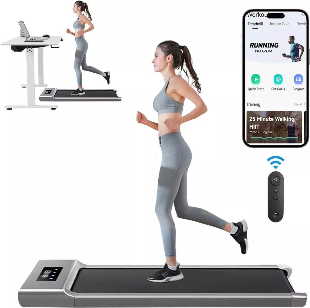 Treadmill  Under Desk Compact with Bluetooth - MOSKBITE