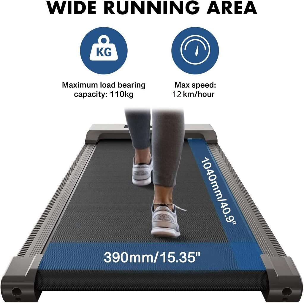 Treadmill  Under Desk Compact with Bluetooth - MOSKBITE