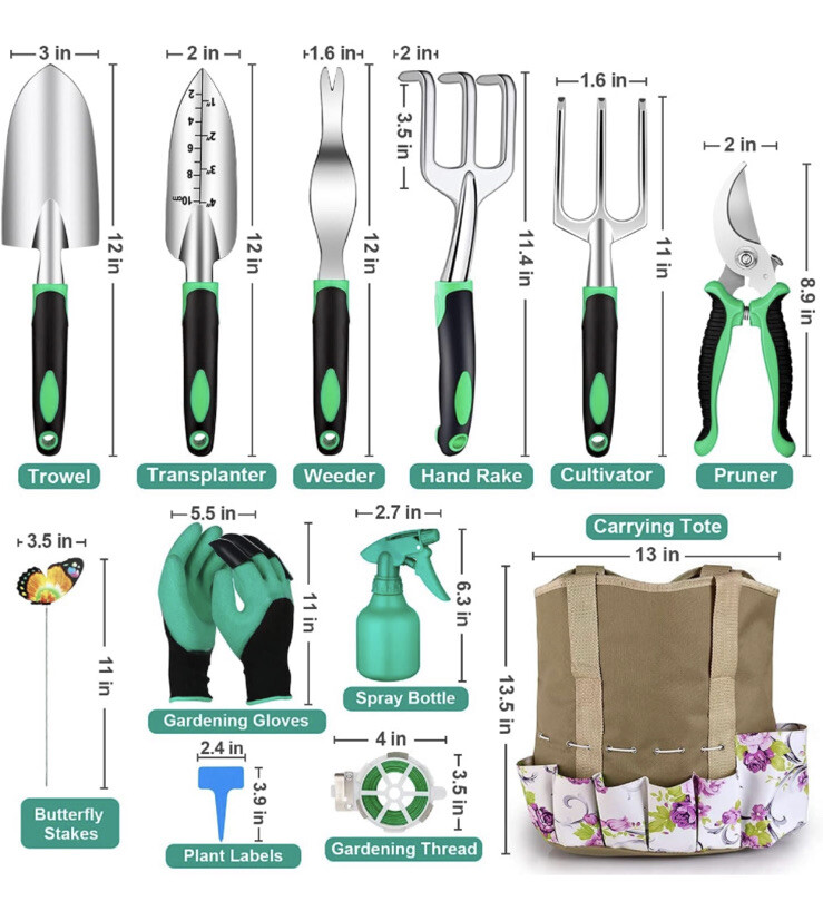 Garden Tool Sets with Garden Hand Tools - MOSKBITE