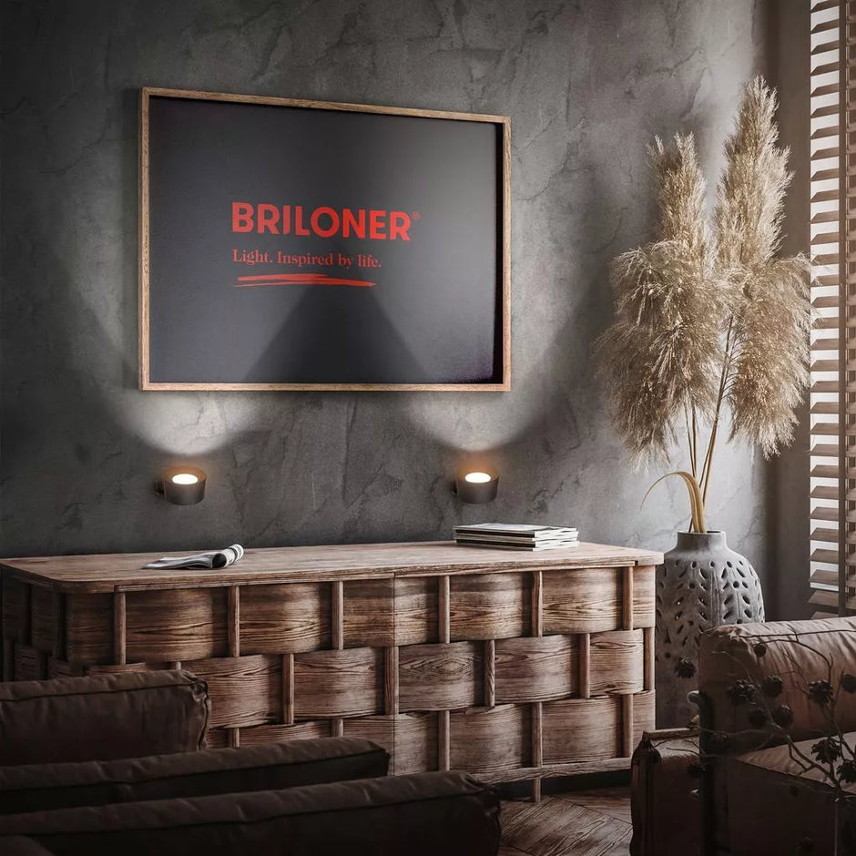 Wireless Charging Wall Lamp – 360° Rotatable LED Light with Touch