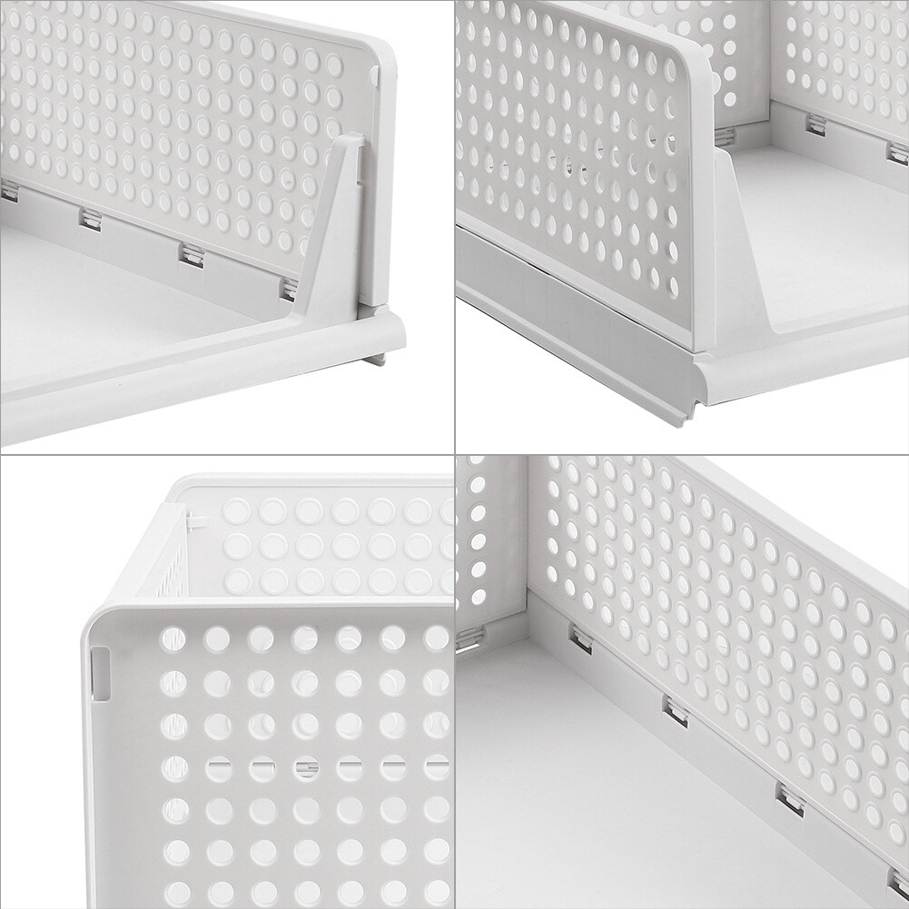 Plastic Storage Boxes with Drawers – 4X Stackable Plastic Storage Drawers - MOSKBITE