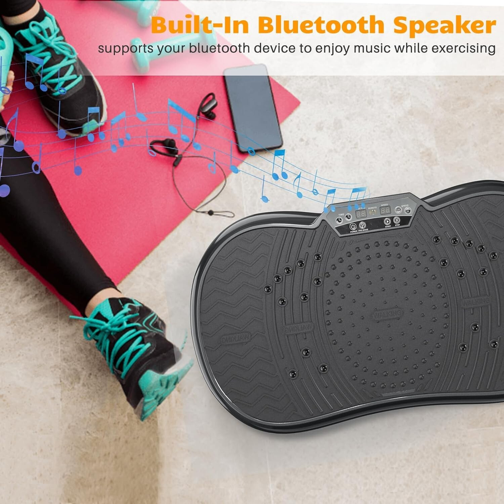 Vibration Plate Exercise Machine Home Workout Equipment & Body Shaper Massager - MOSKBITE
