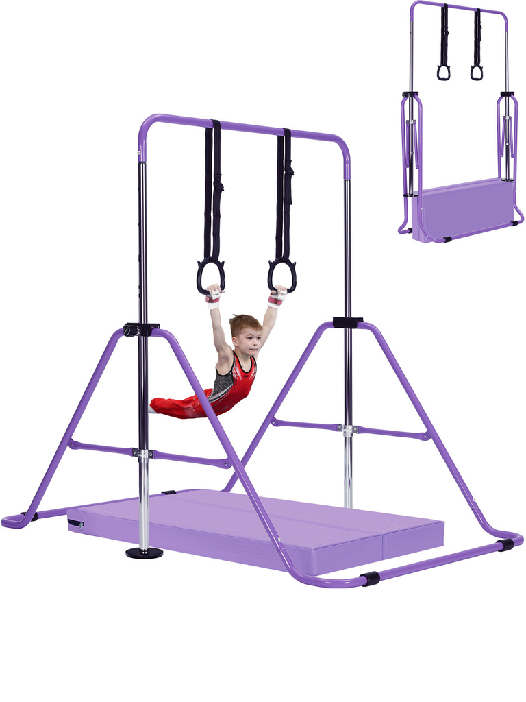Gymnastics Bar Training with Wristbands - MOSKBITE