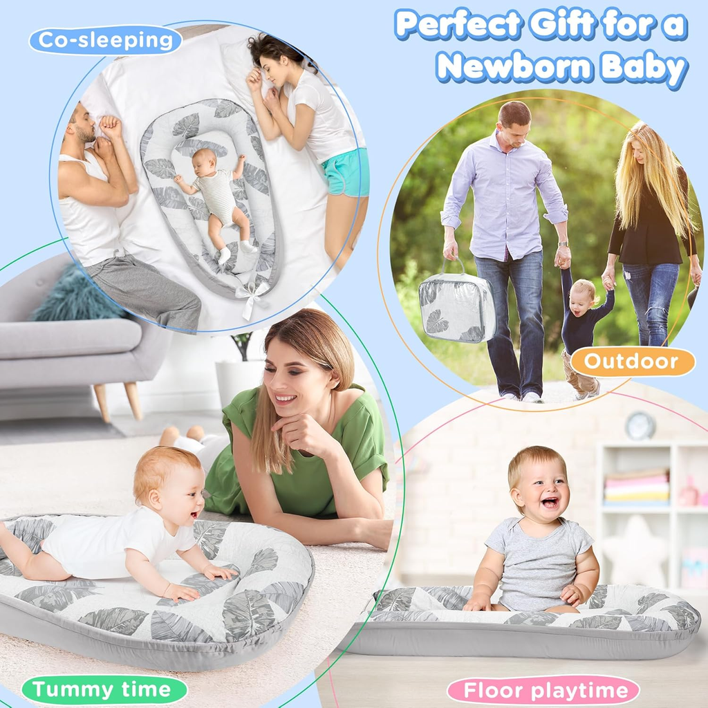 Baby nest Baby Essentials for Newborn Baby Lounger 35 x 10 x 30 cm - MOSKBITE