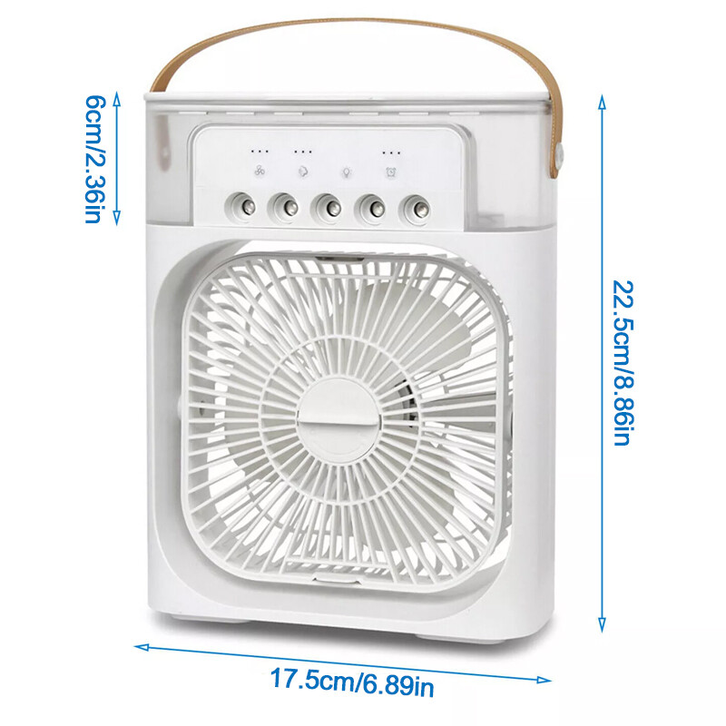 Mini Air Cooler Fan Portable Conditioner Humidifier Ice Cold Cooling - MOSKBITE