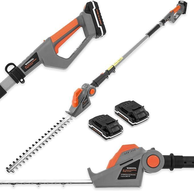 Hedge Trimmer Cutter 2 Batteries & Charger - MOSKBITE