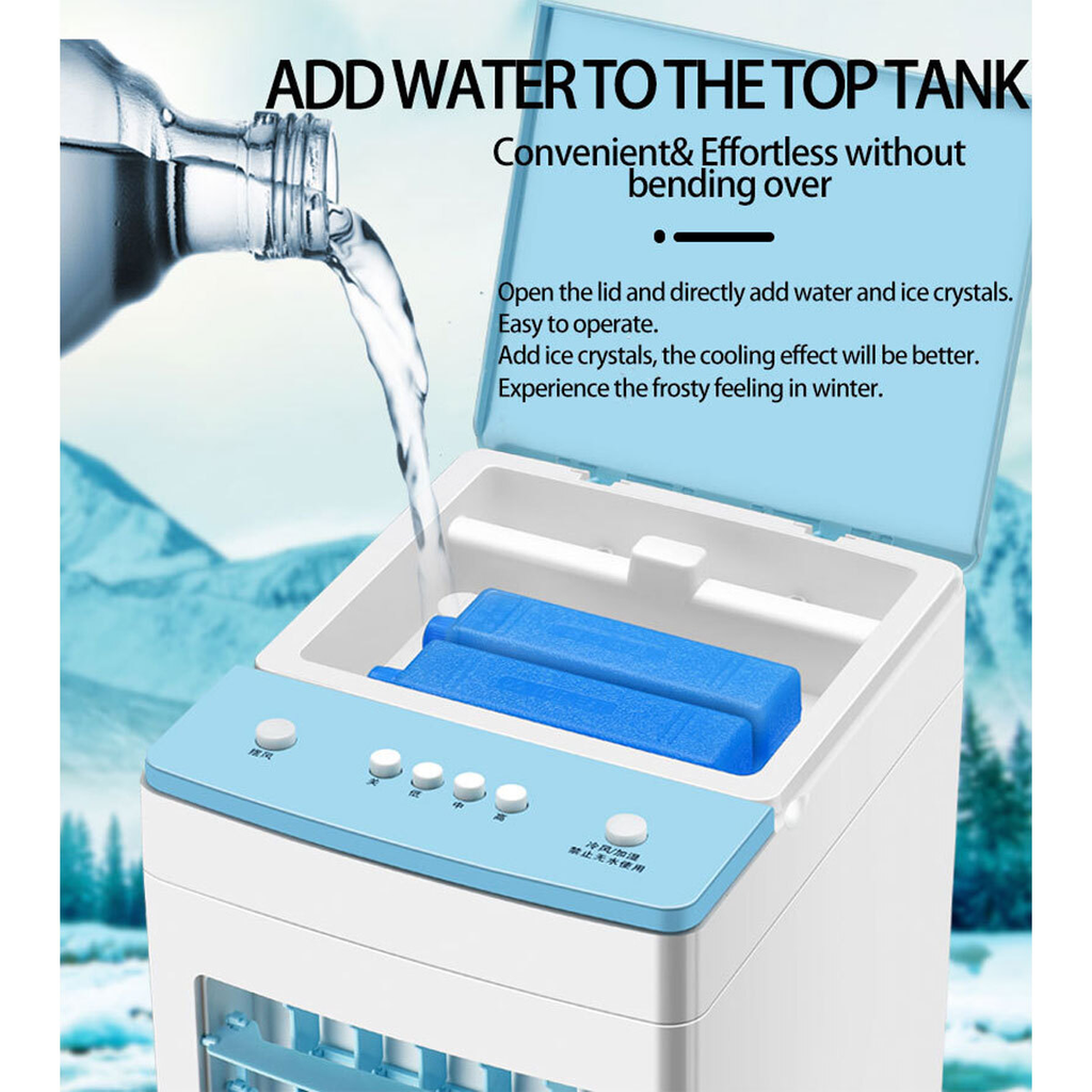 8Litre Portable Air Cooler Fan - MOSKBITE