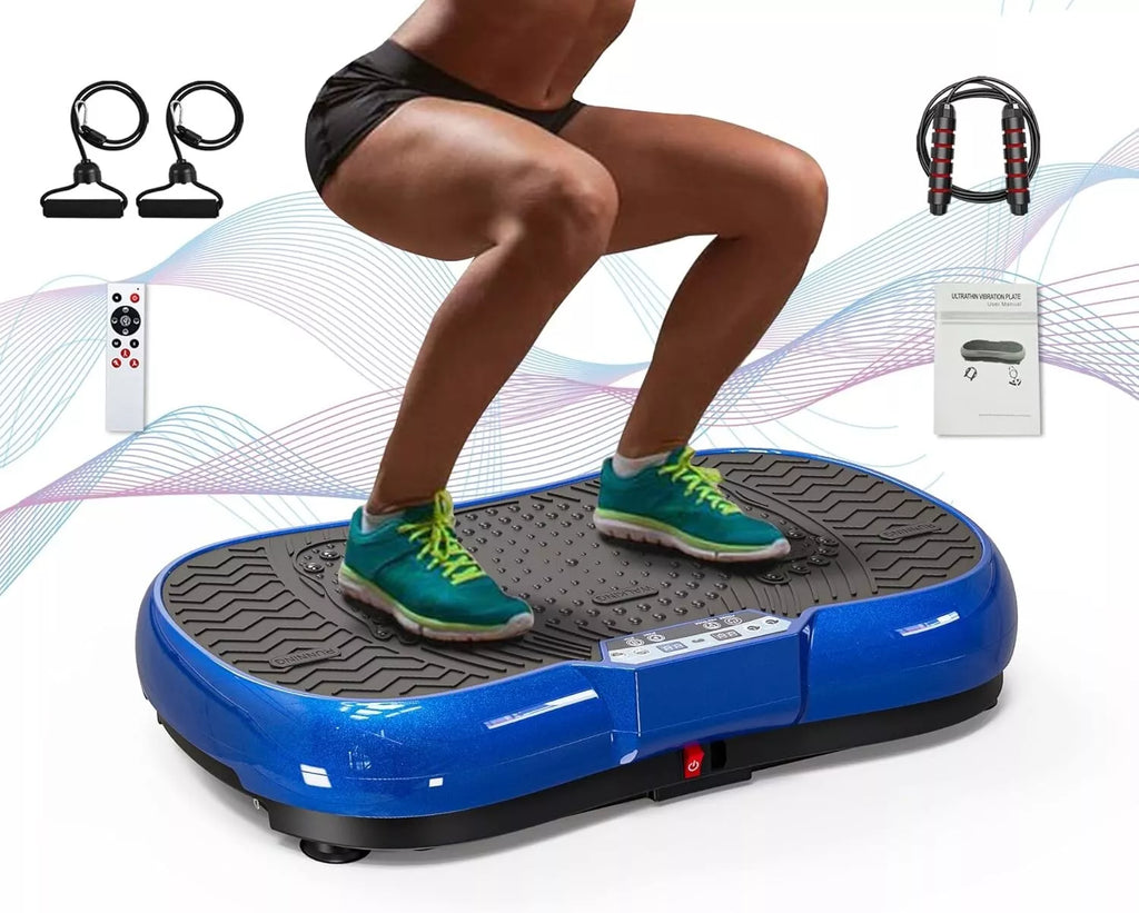 Vibration Plate Exercise Machine Home Workout Equipment & Body Shaper Massager - MOSKBITE