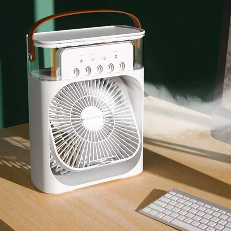 Mini Air Cooler Fan Portable Conditioner Humidifier Ice Cold Cooling - MOSKBITE